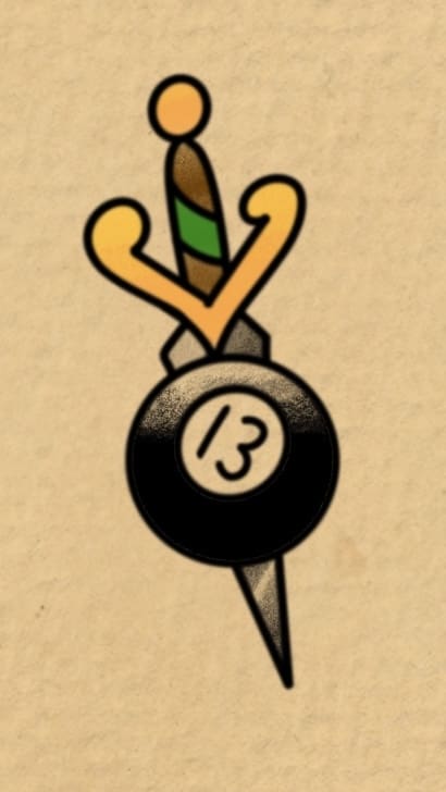 13 Ball Dagger