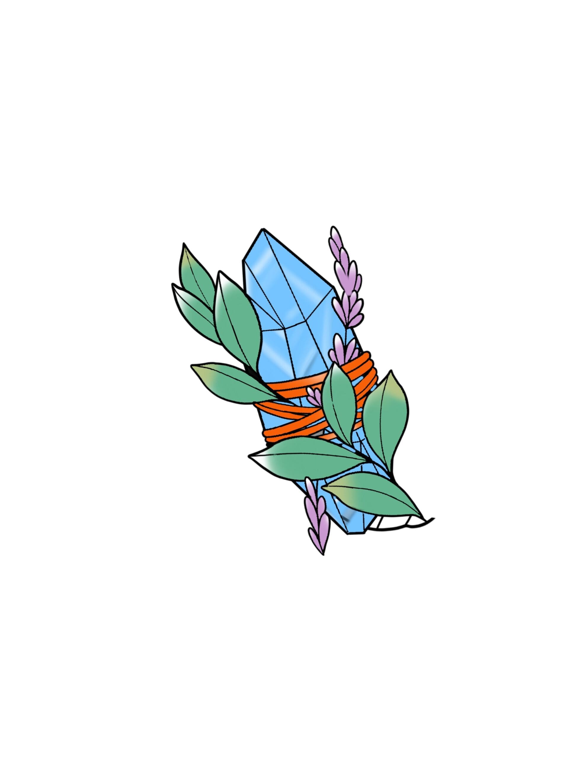 Crystal And Herbs