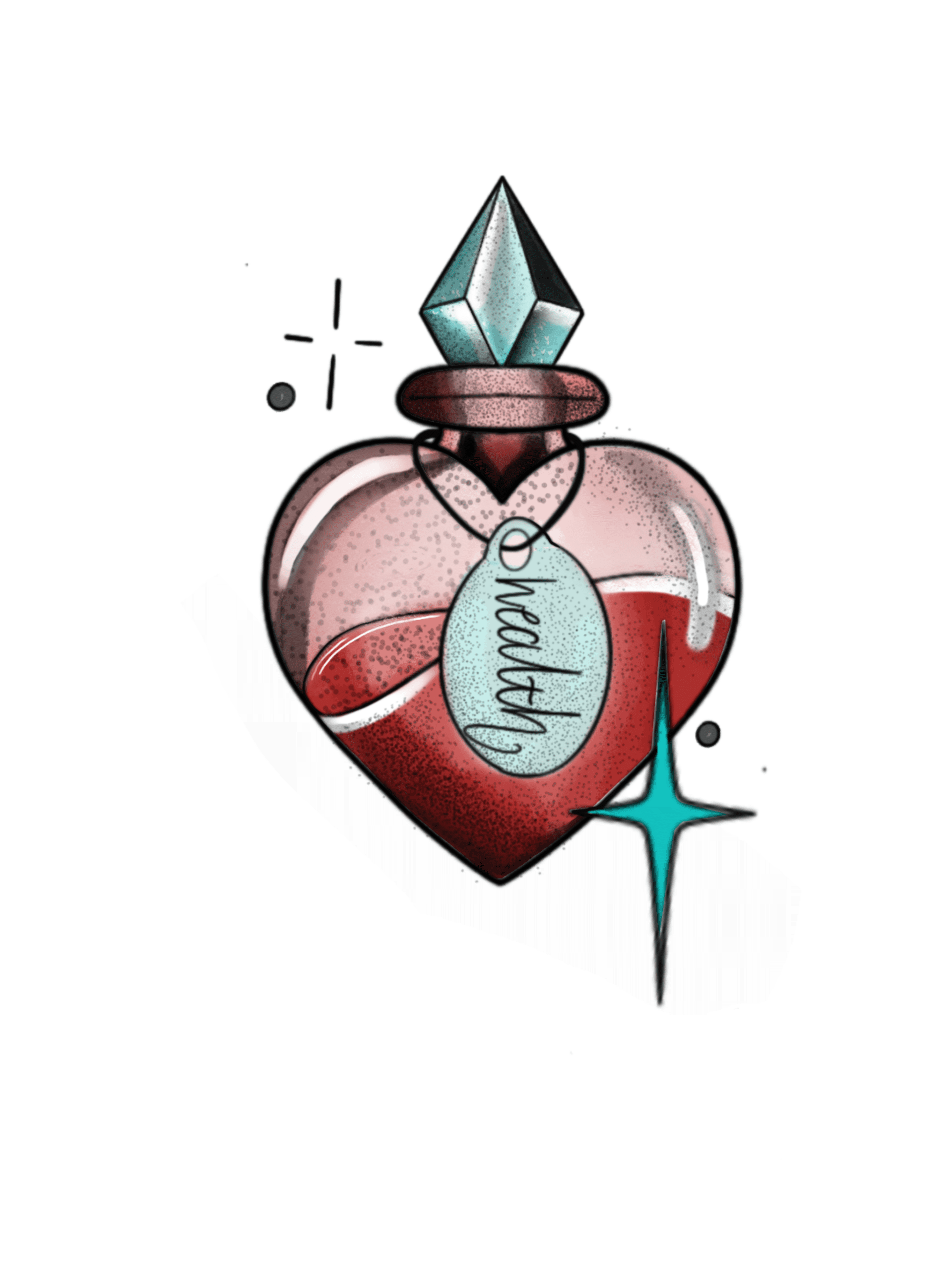 Health Potion Bottle