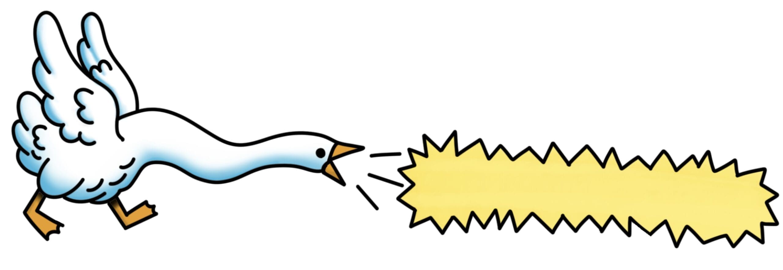 Honking Noodle Neck Goose