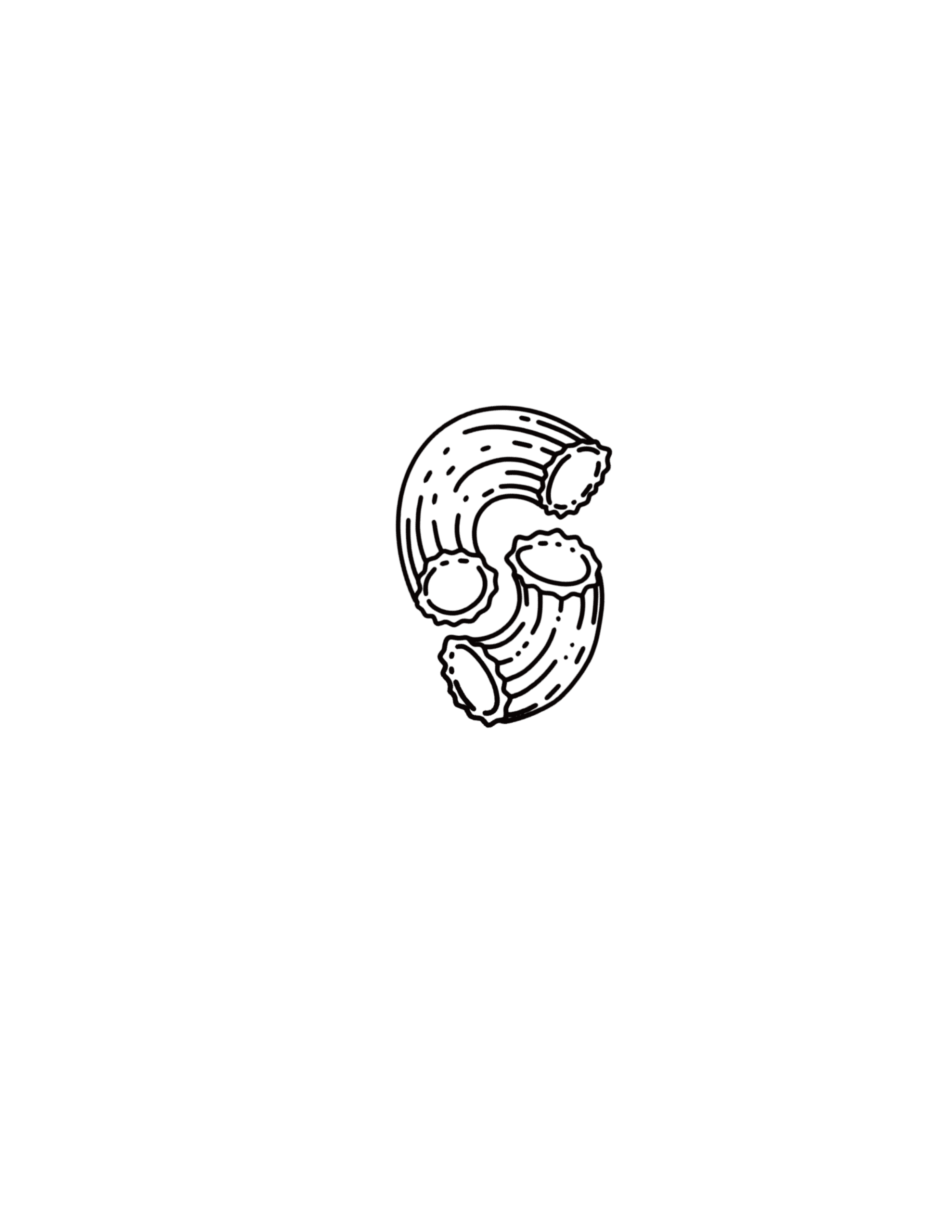 Pippe Doppia Pasta Noodle