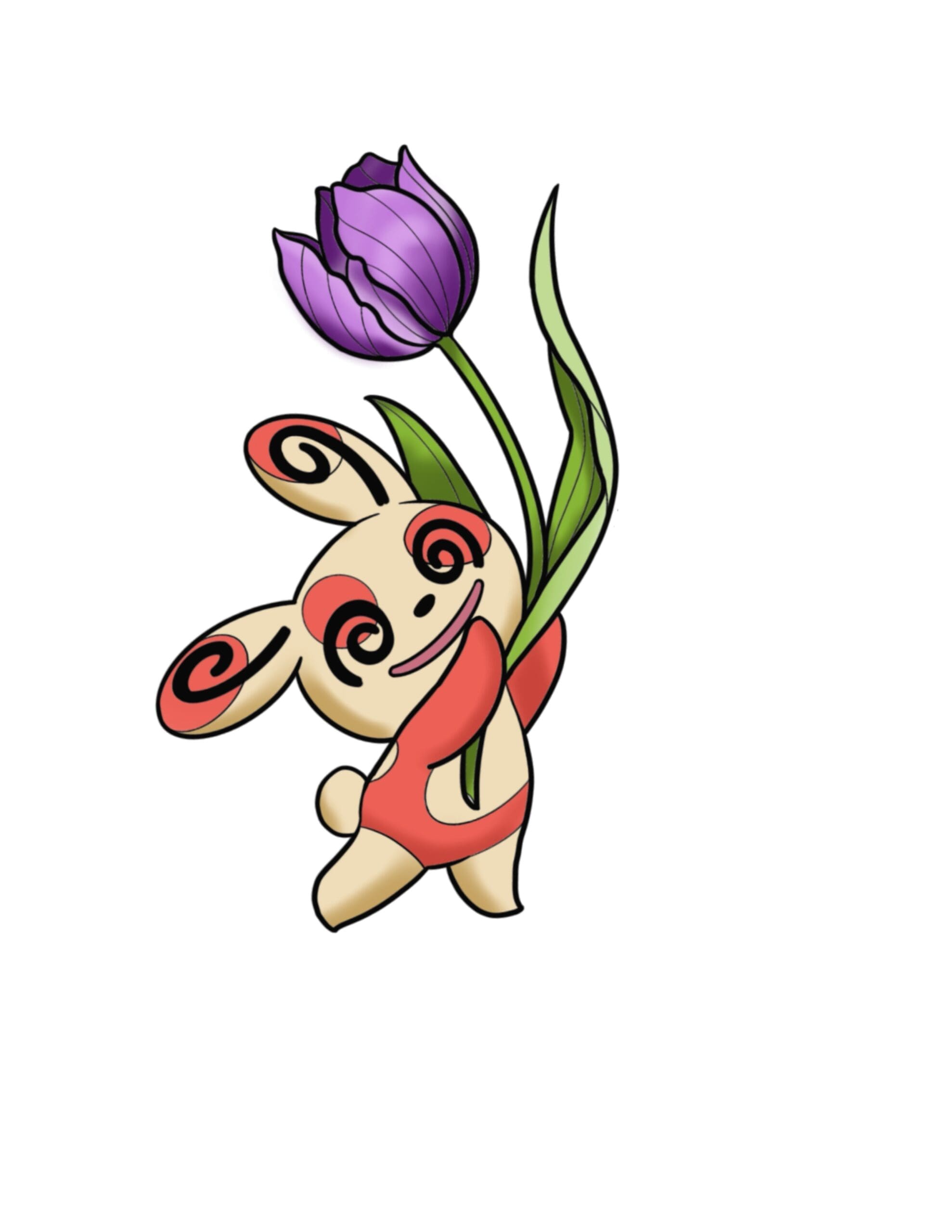 Pokémon: Spinda flash tattoo design by Megan Echevarria at Anatomy Tattoo in Portland, Oregon