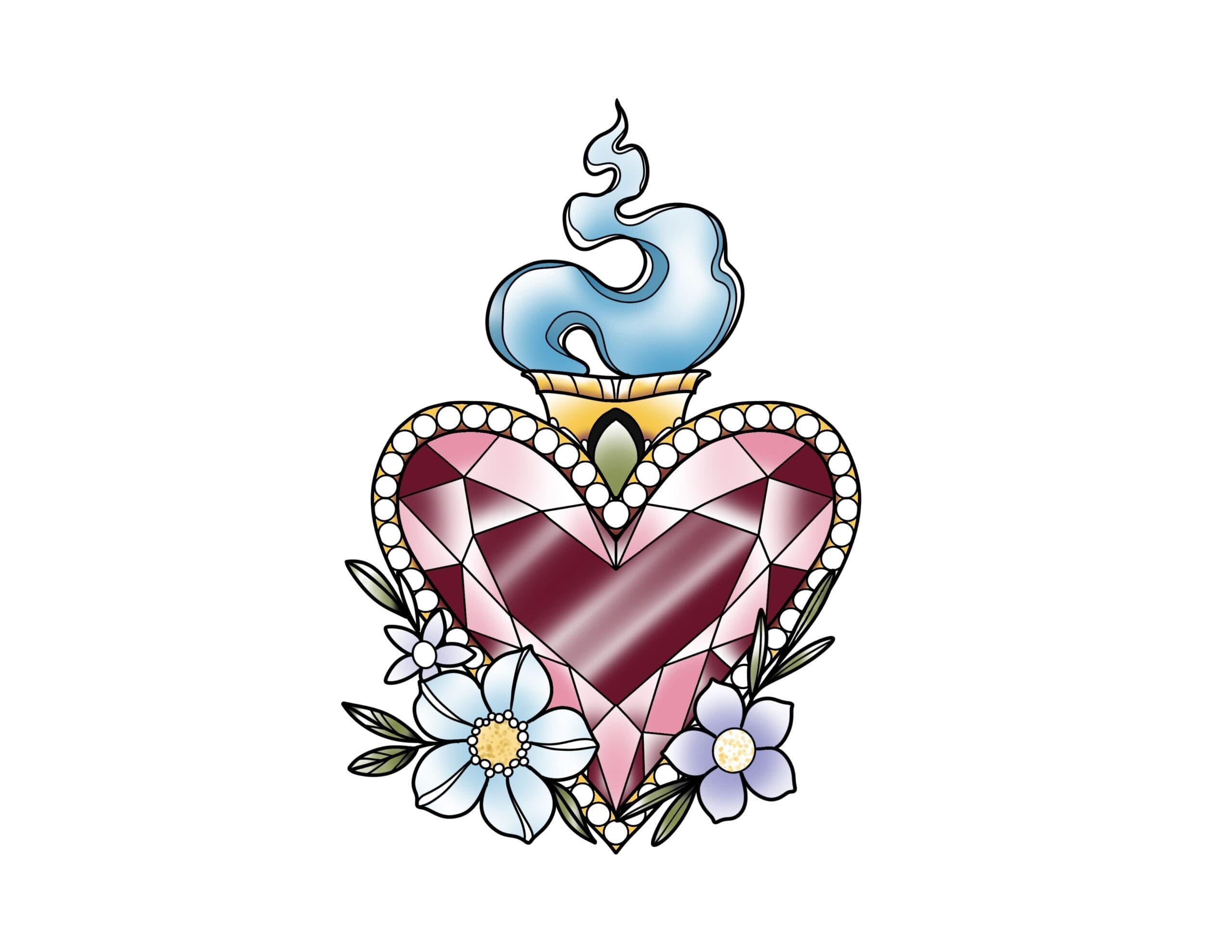 Sacred Ruby Heart