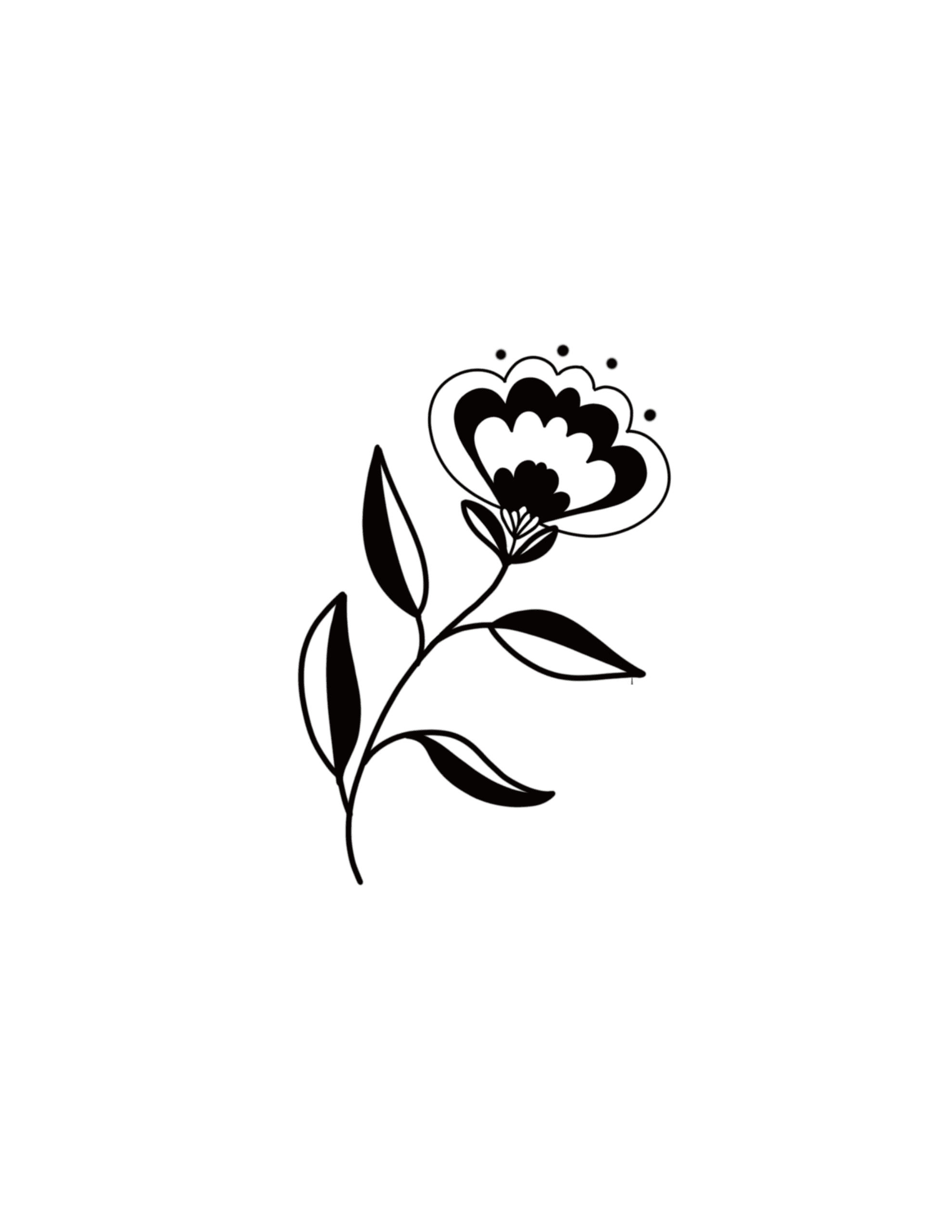 Folk Flower (Wavy Scallop)
