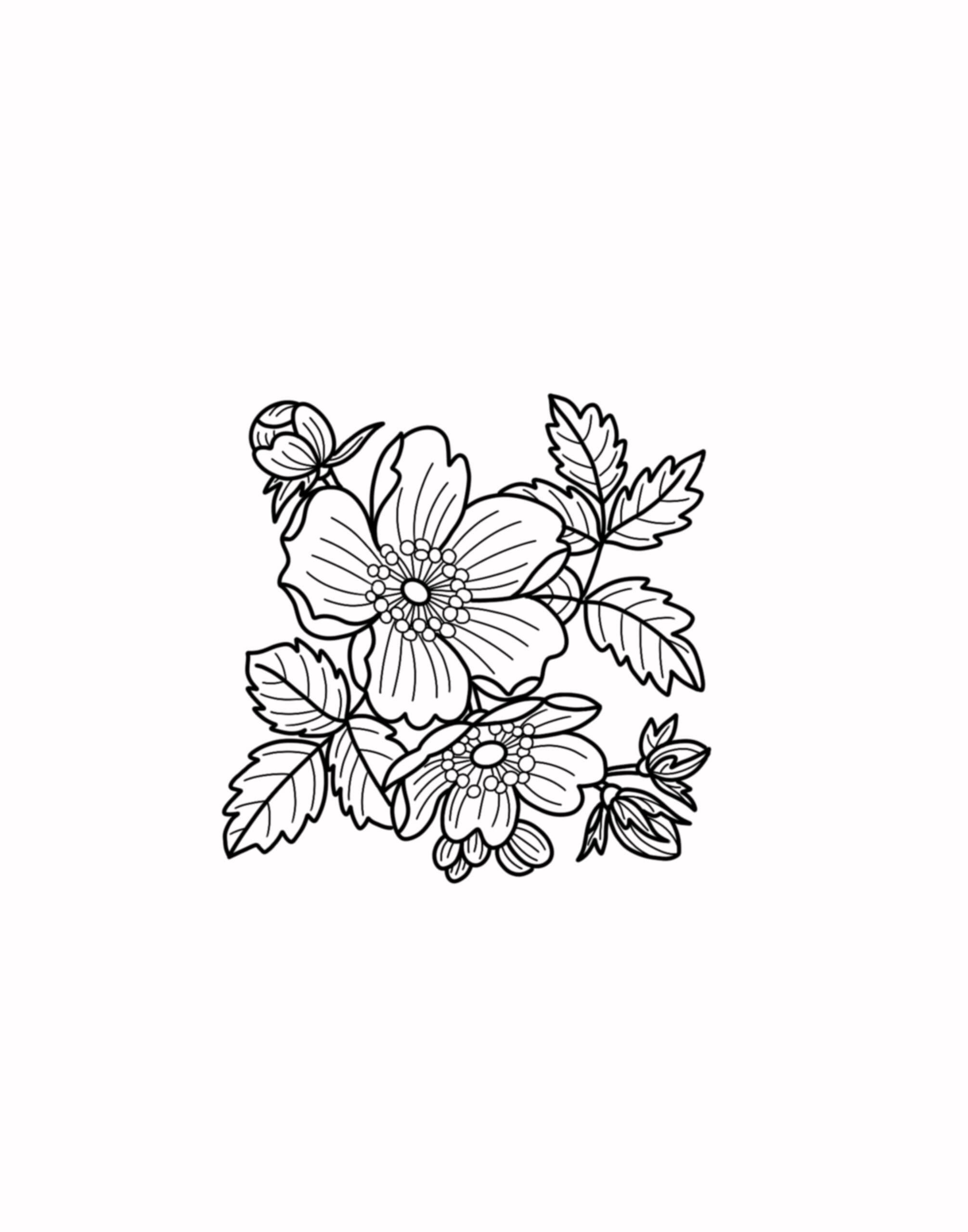 Square Floral 1