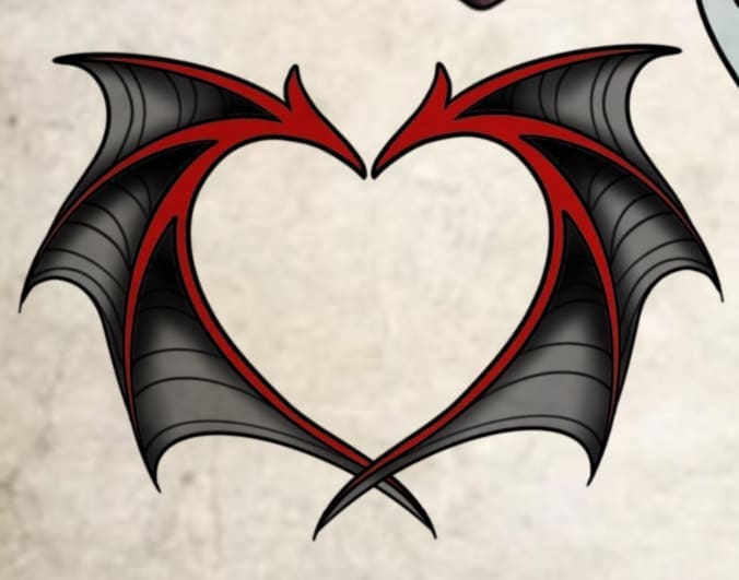 Bat Wing Heart
