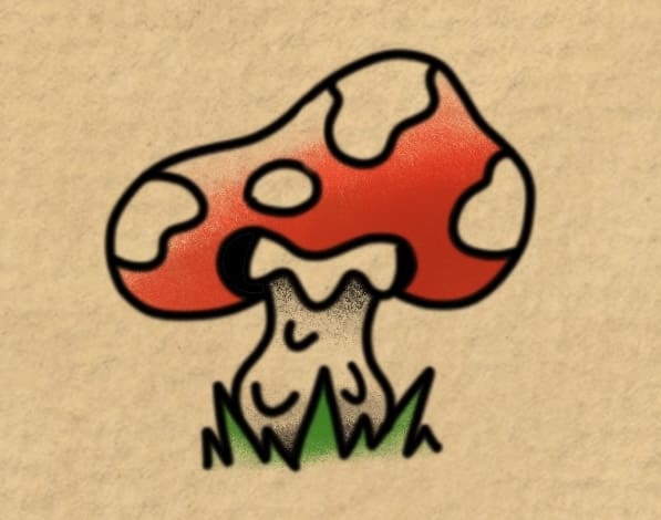 Droopy Pork Chop Mushroom