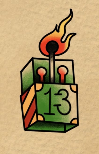Lucky 13 Match Box