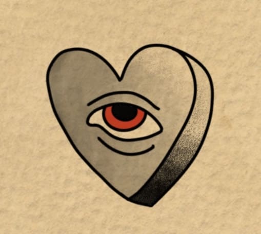 Red Eye Heart