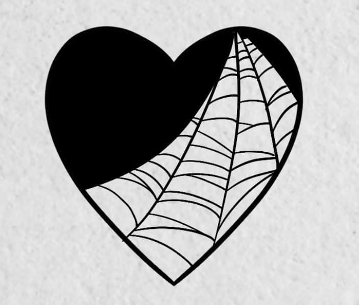 Spiderweb Heart